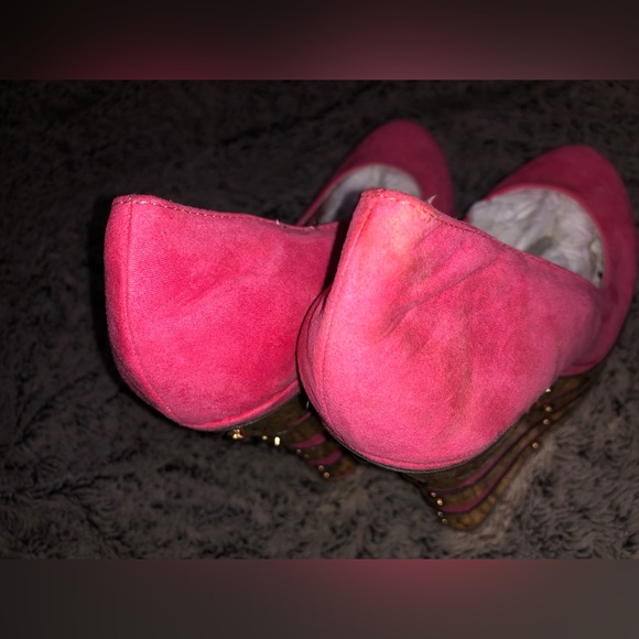 (Read description) Alba Footwear Hot Pink 5” Heels Elisa-1 Fuchsia size 8.5 - Picture 12 of 15